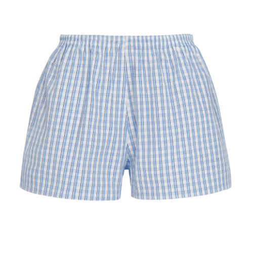 Daily Short - Blue Plaid