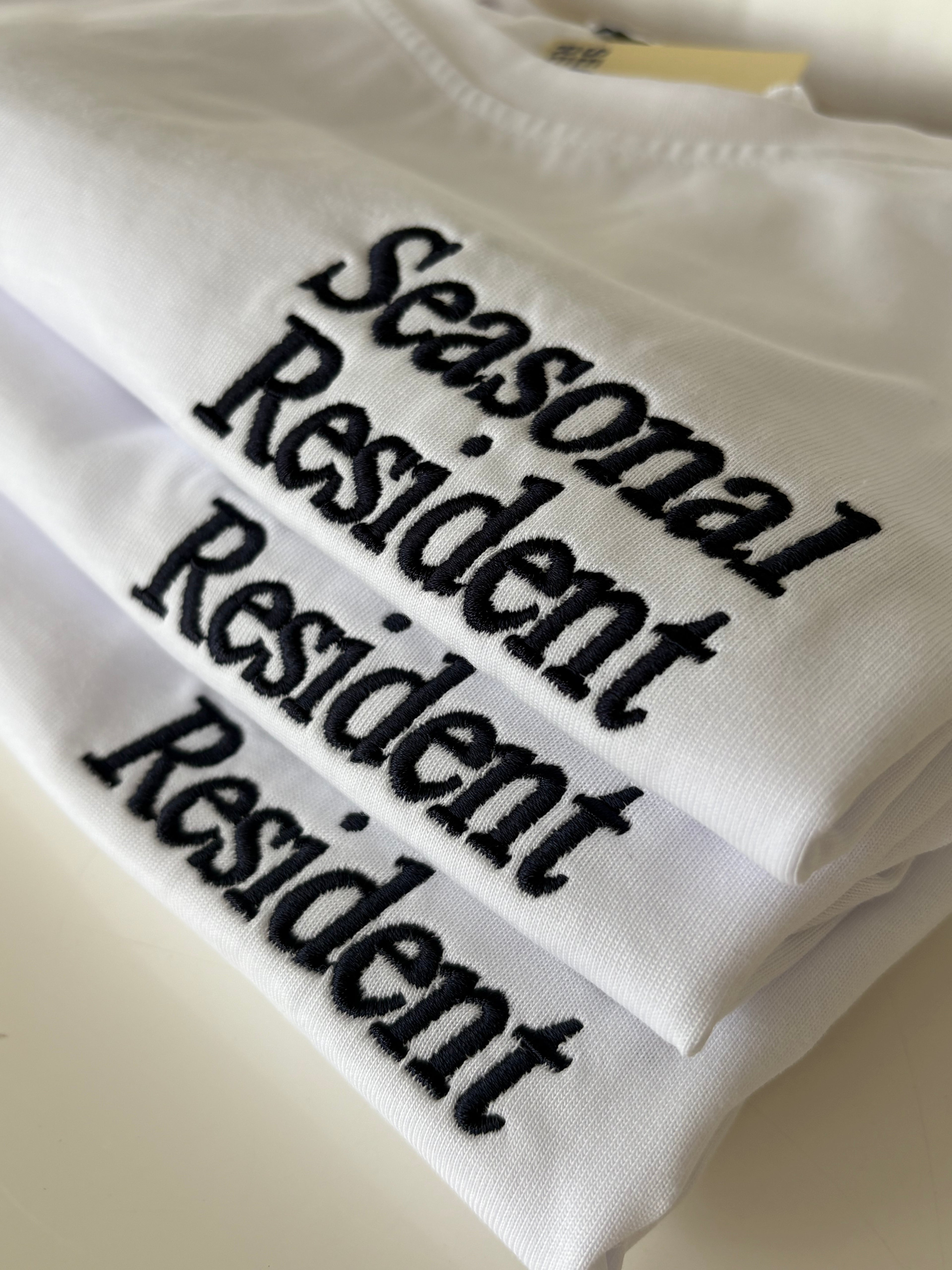 Embroidered T-Shirt - White