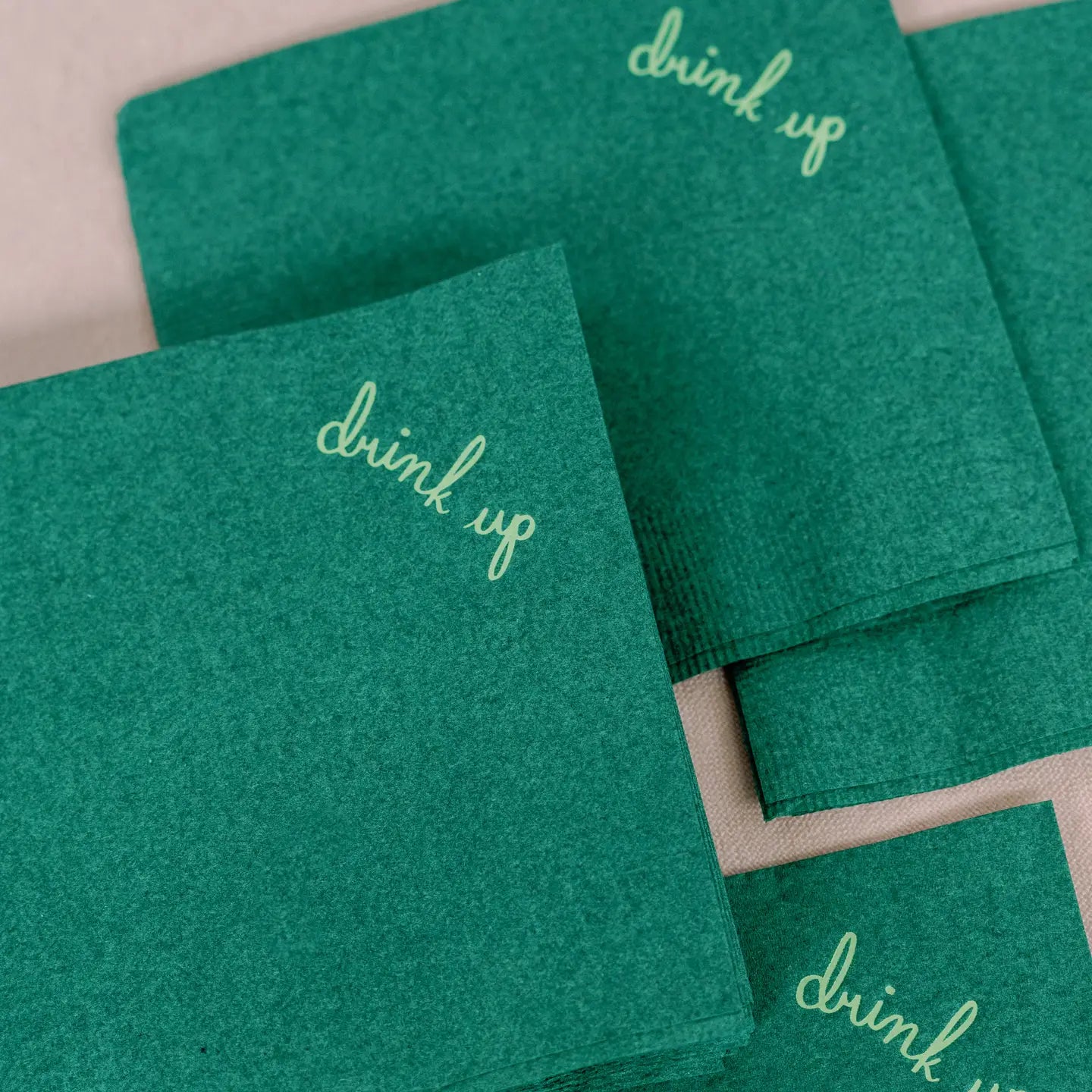 Illustrated Cocktail Napkins