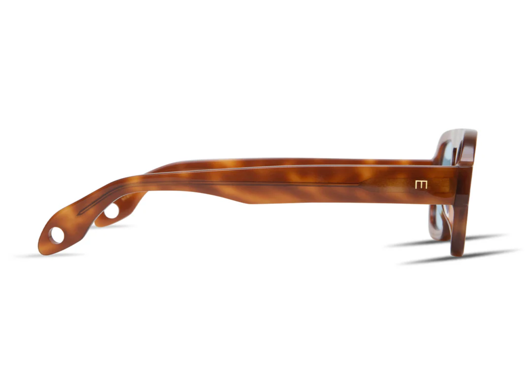 Jane Mini - Light Brown Blue Lens