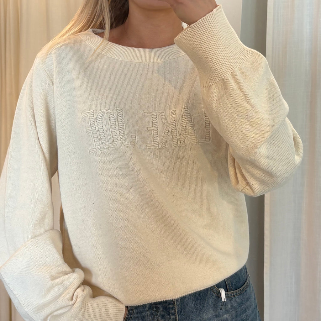 Embossed Knit Sweater