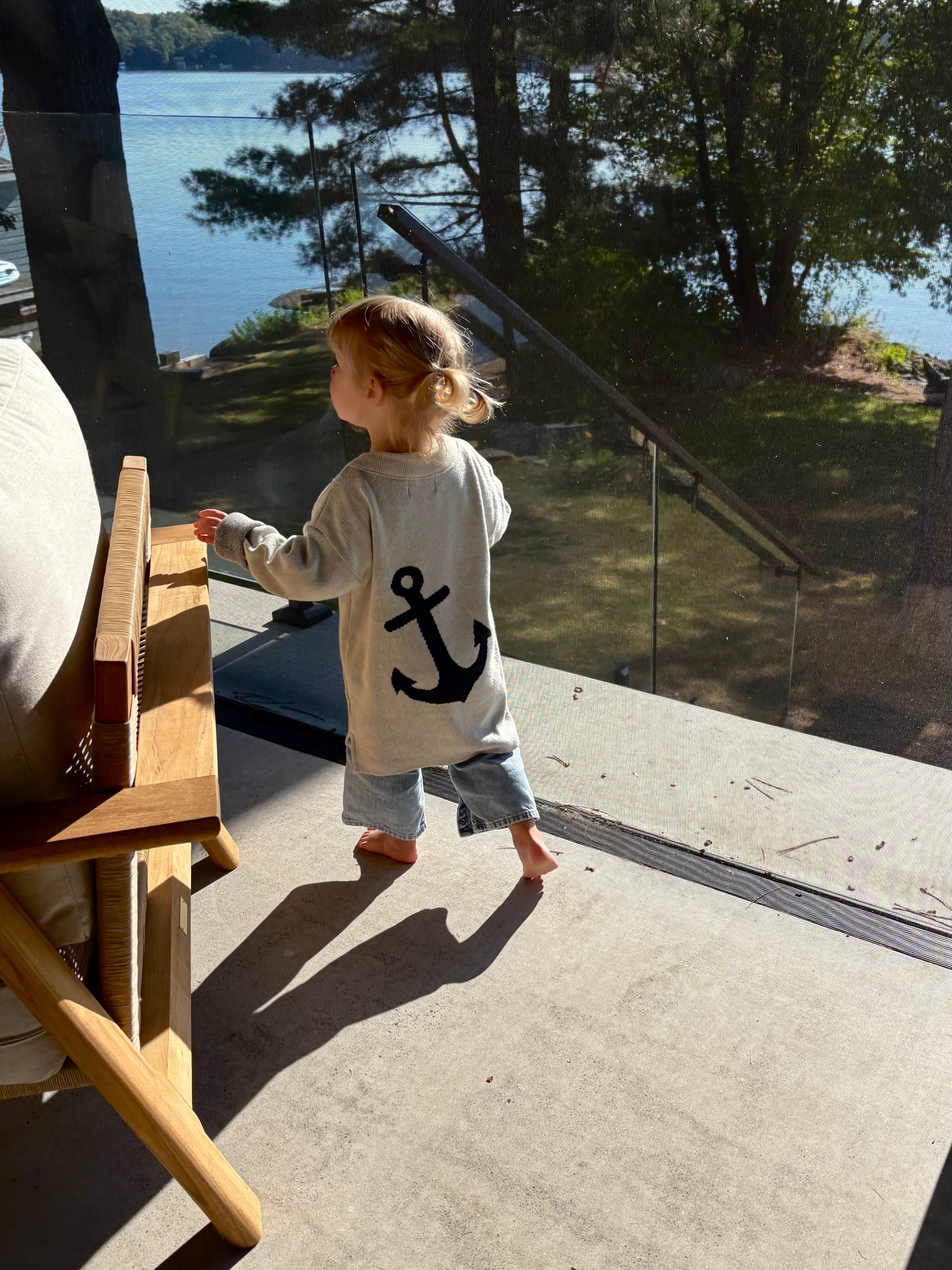 Lake Kid Sweater - Anchor