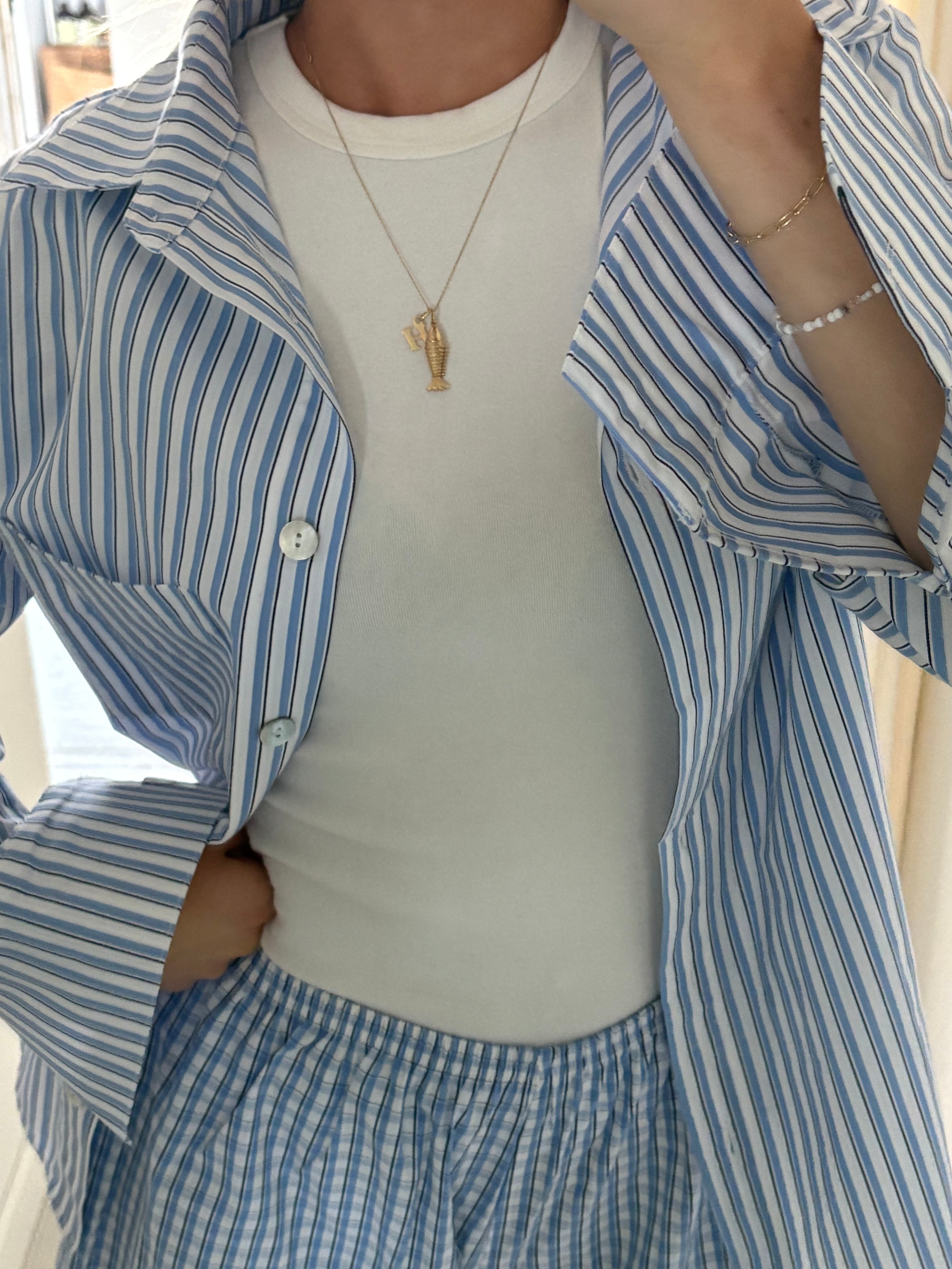 Daily Short - Blue Plaid