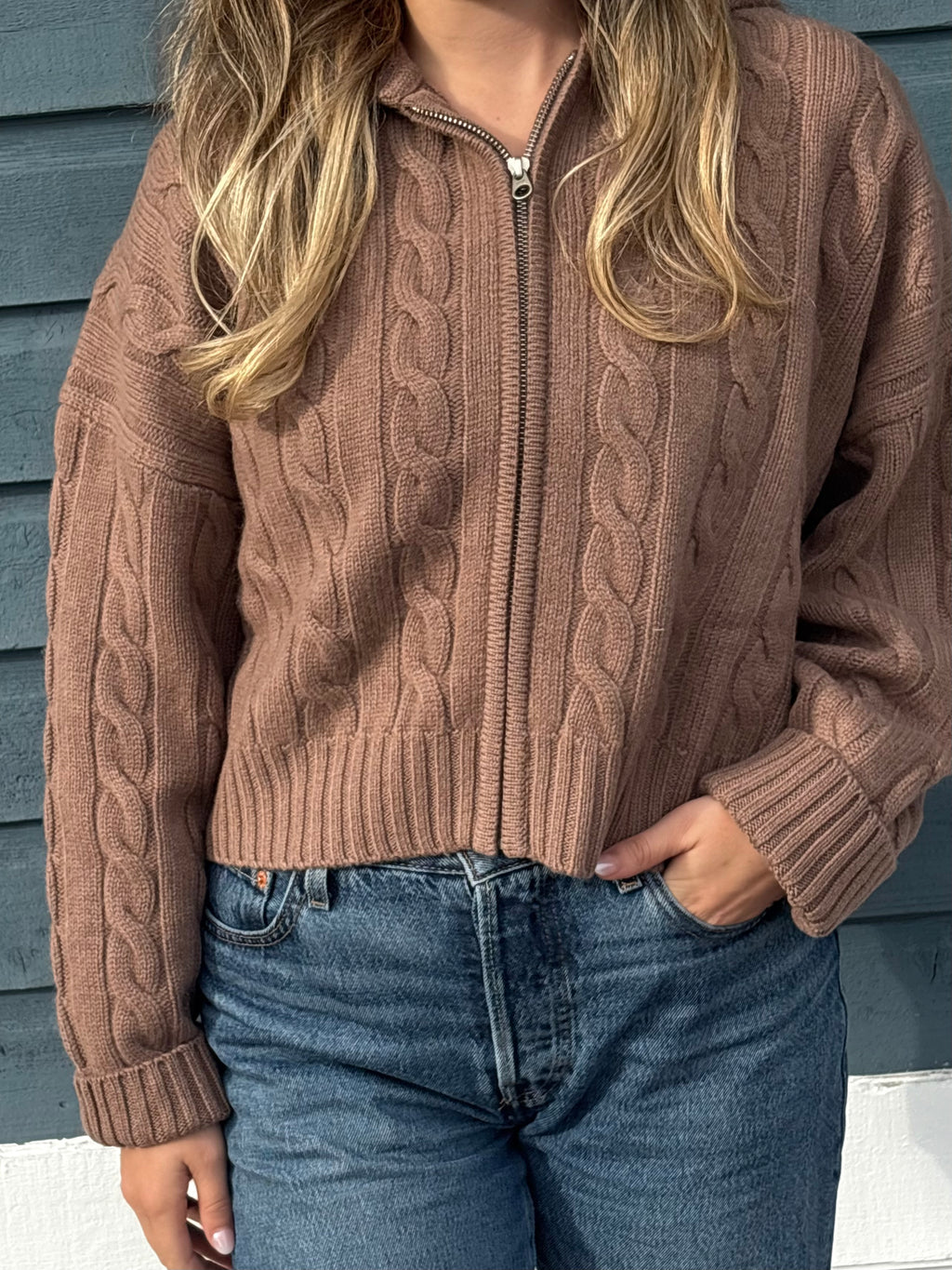 The Rosie Cable Hoodie - PANGOLIAN