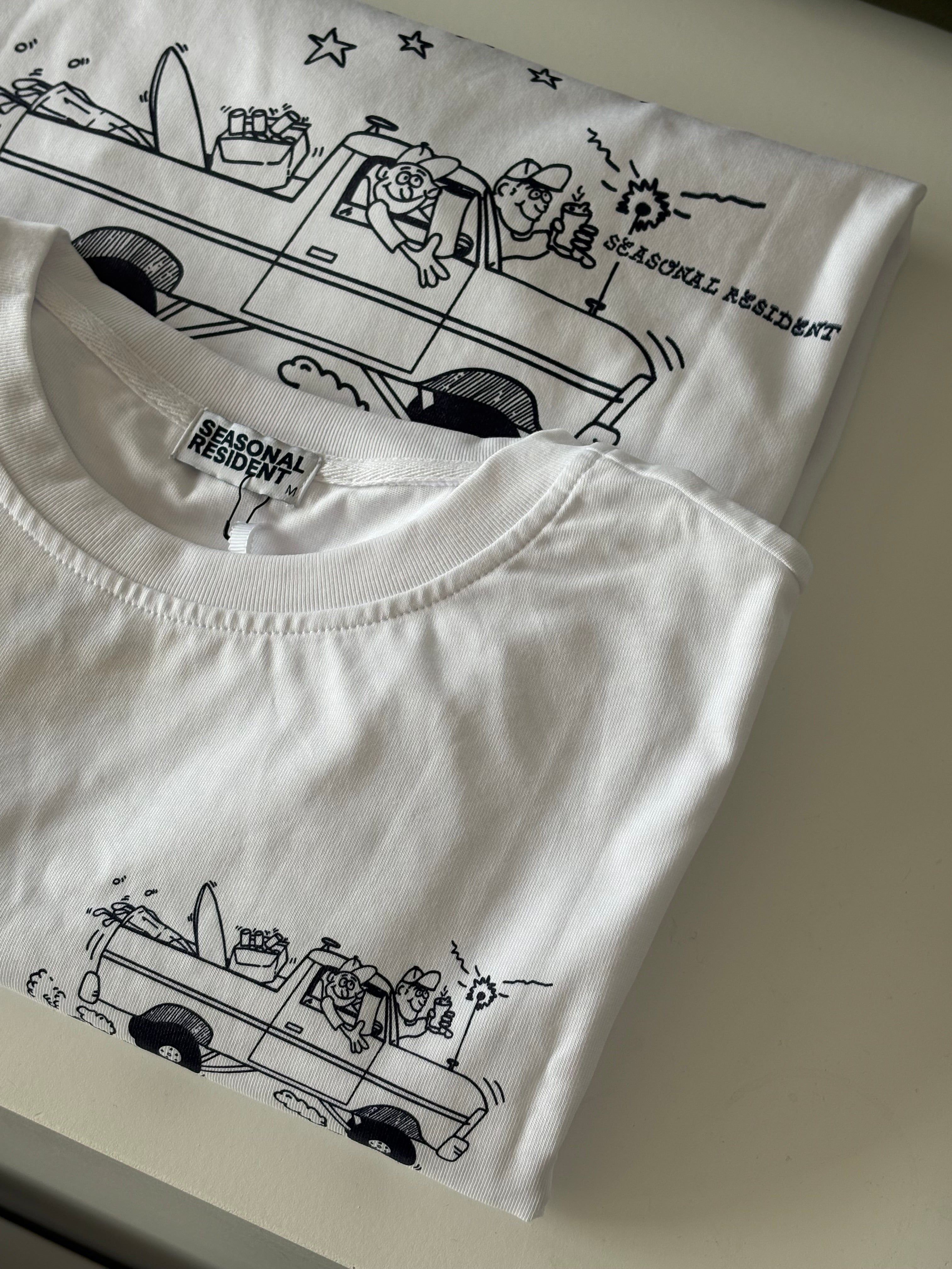Truck Graphic Tee - White
