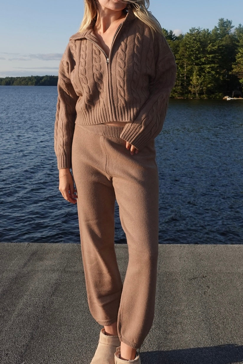 The Rosie Cable Hoodie - PANGOLIAN