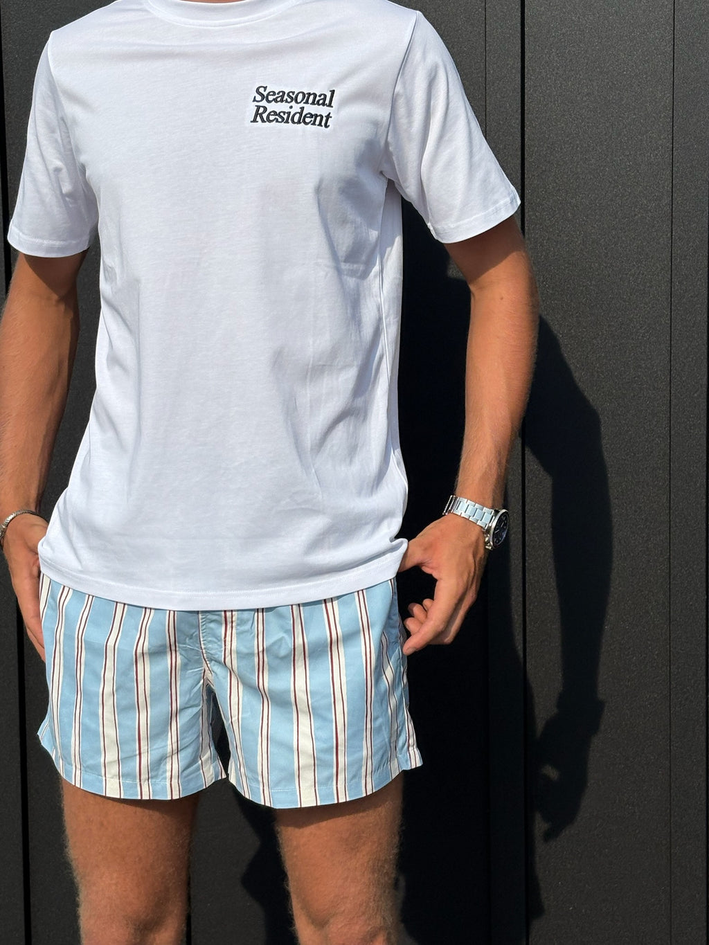 Embroidered T-Shirt - White