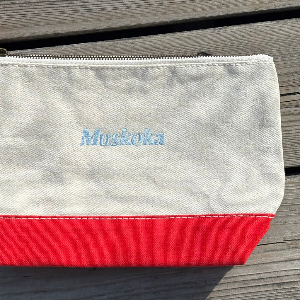 Boat Pouch Red - Muskoka