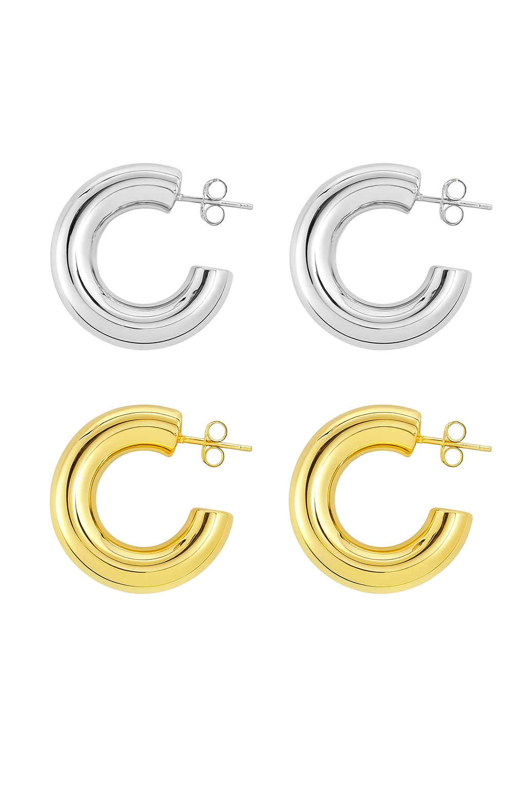 Chunky C Hoops