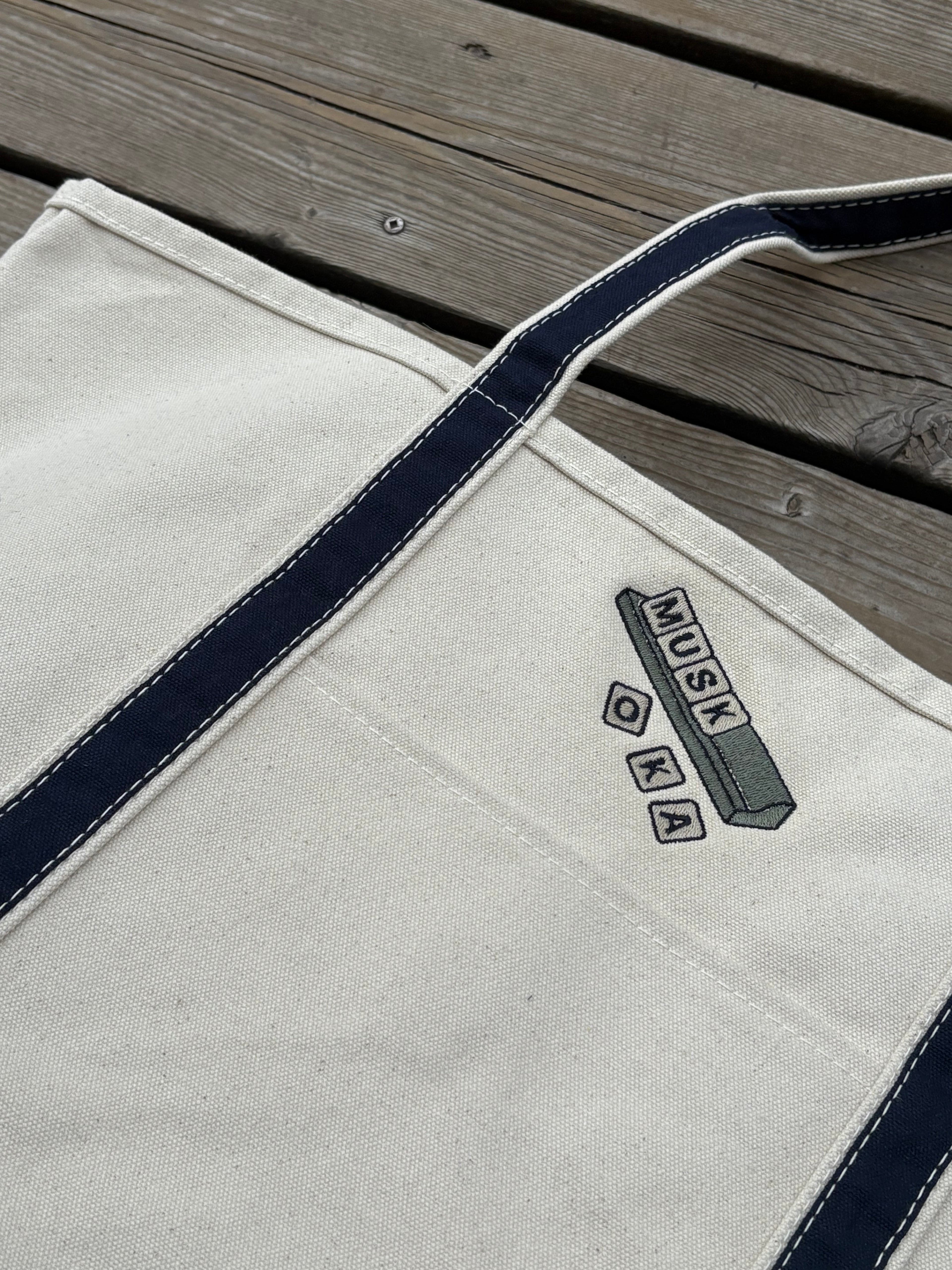 Boat Tote (L) - Muskoka Scrabble