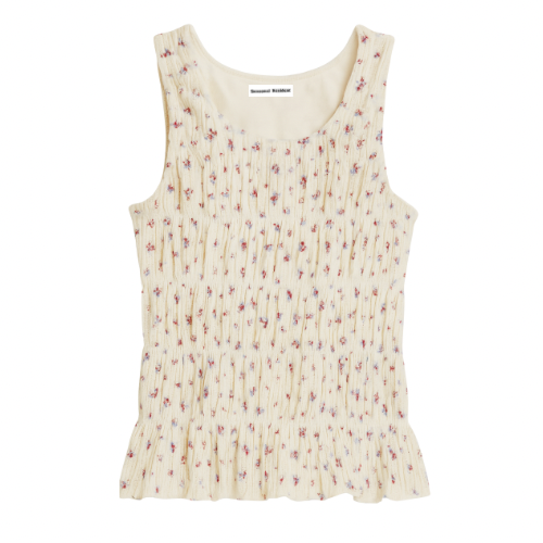 Floral Ruched Tank