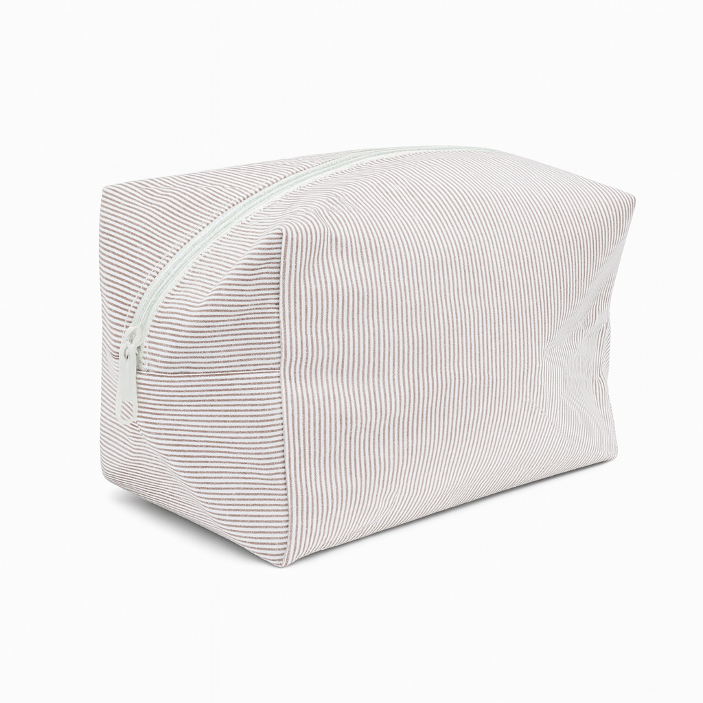 Stripe Cosmetic Bag