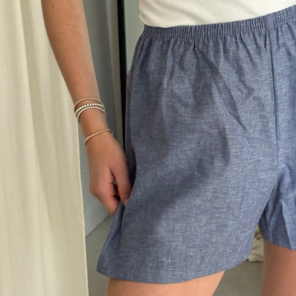 Daily Short - Denim Chambray