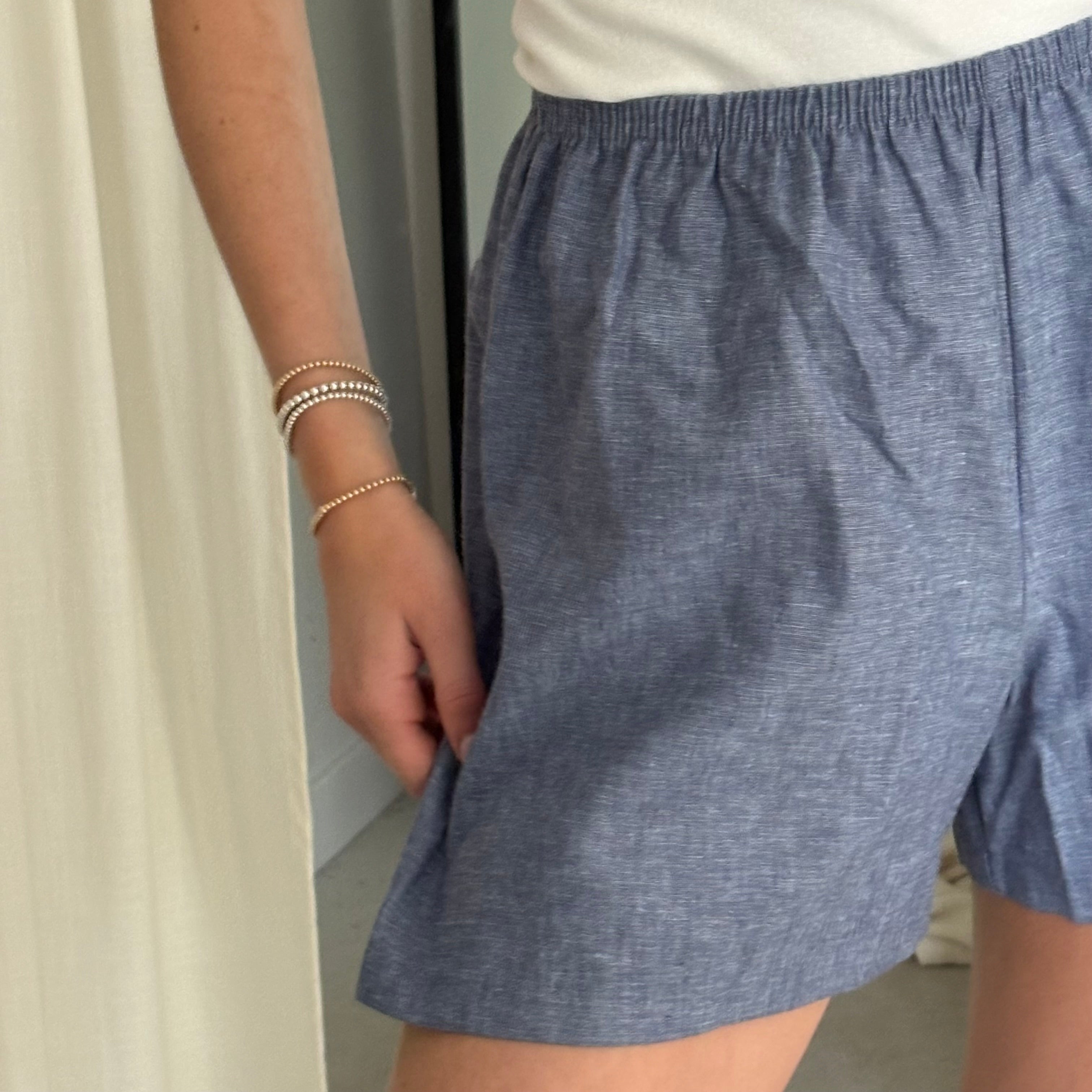 Daily Short - Denim Chambray