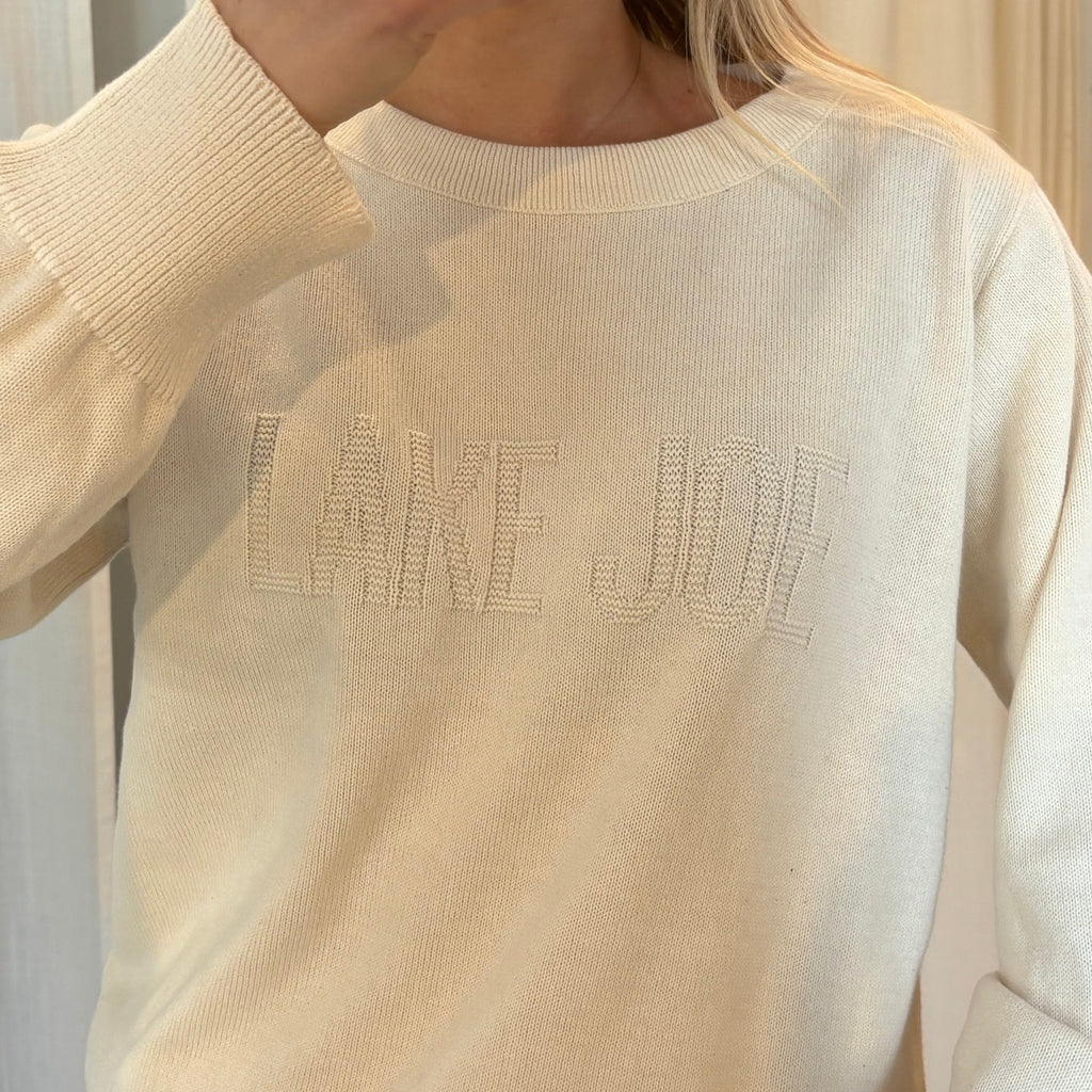 Embossed Knit Sweater