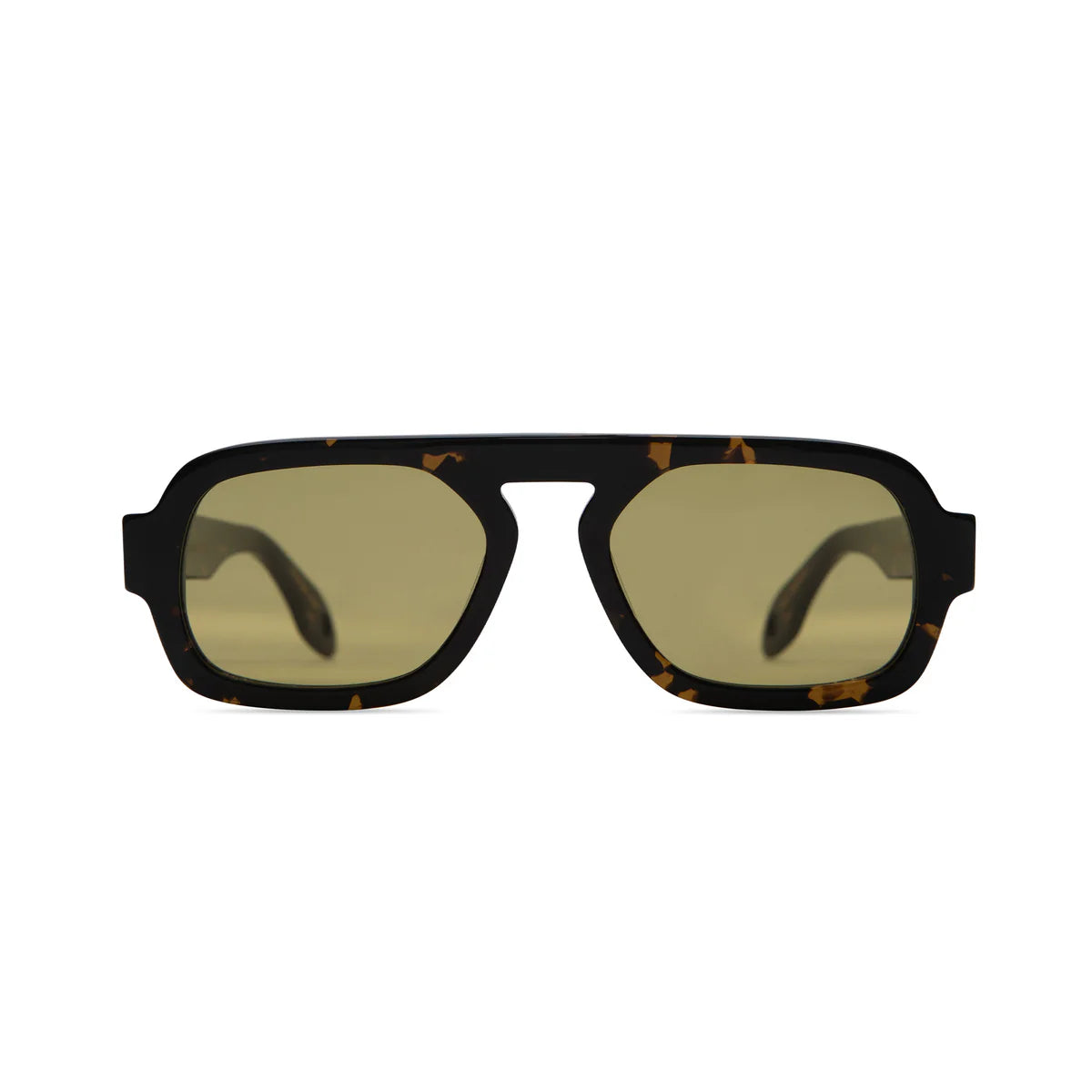 Jane Mini - Dark Brown Tortoise Olive Lens