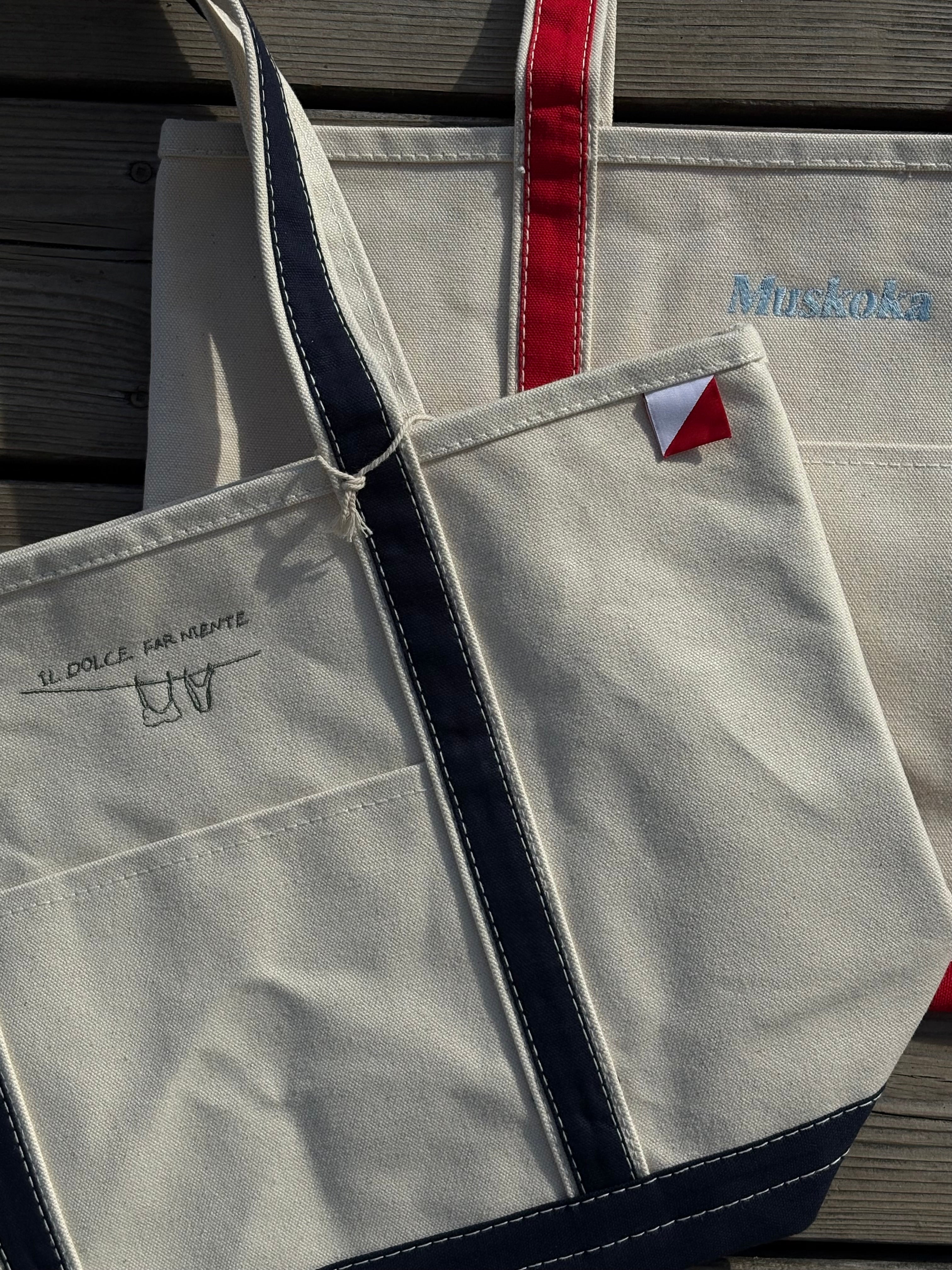 Boat Tote Navy (M) - Ill Dolce