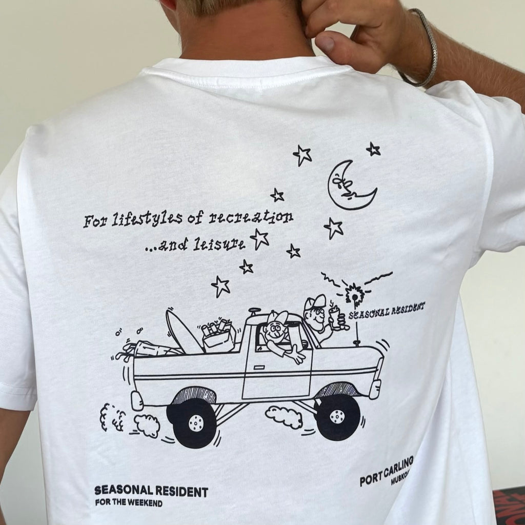 Truck Graphic Tee - White