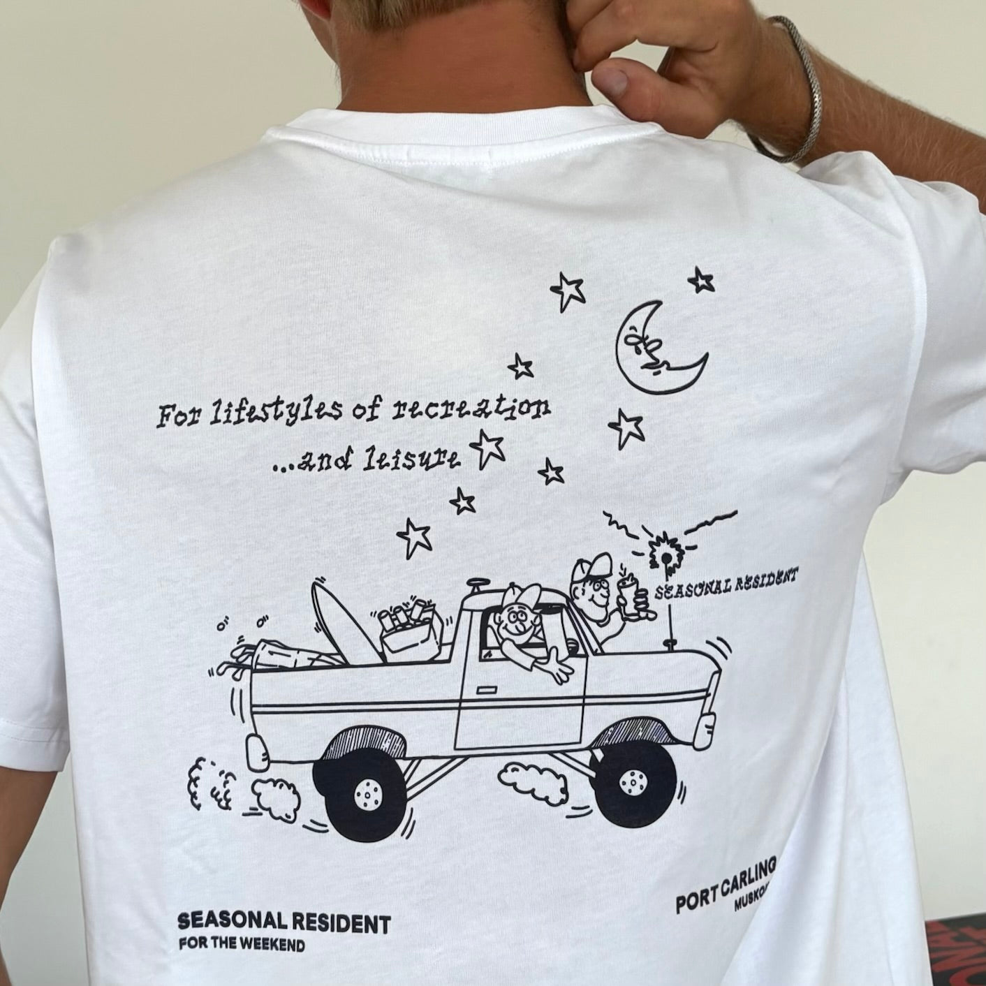 Truck Graphic Tee - White