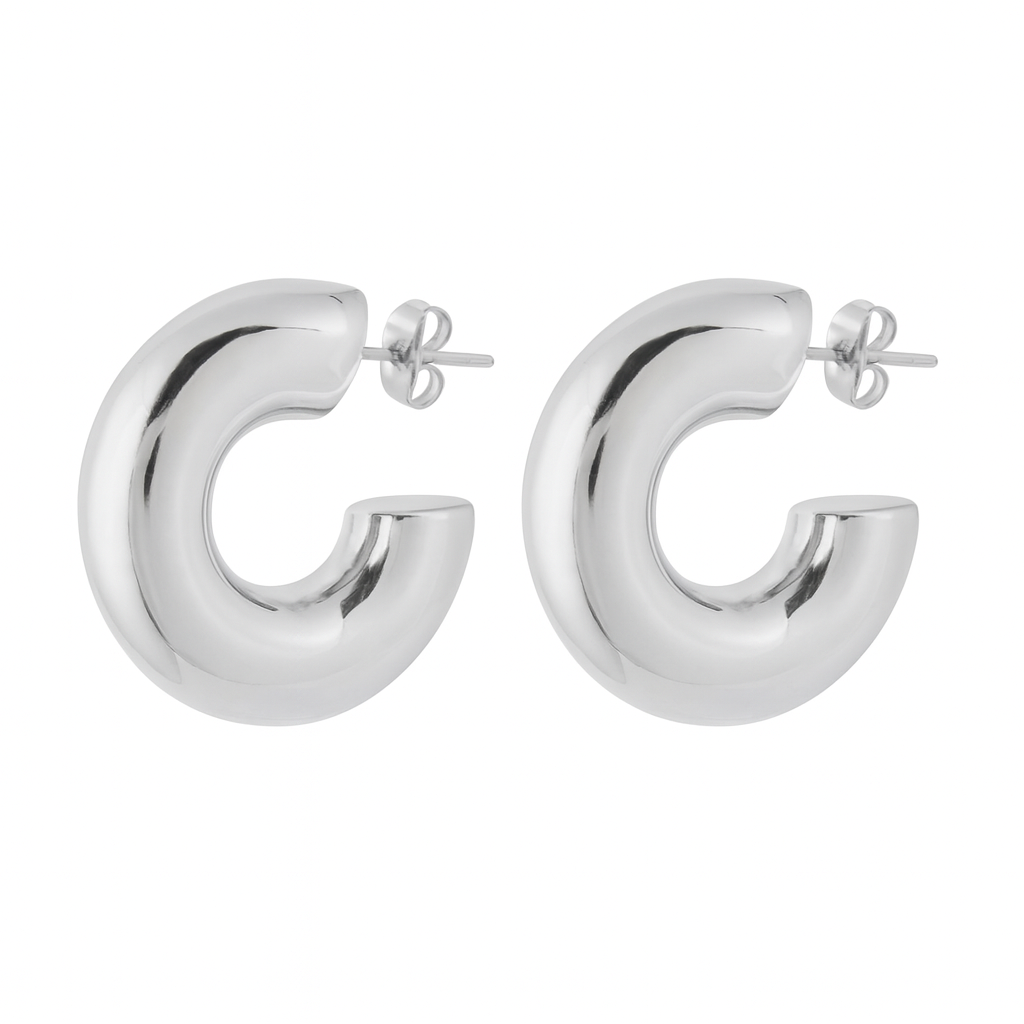 Chunky C Hoops