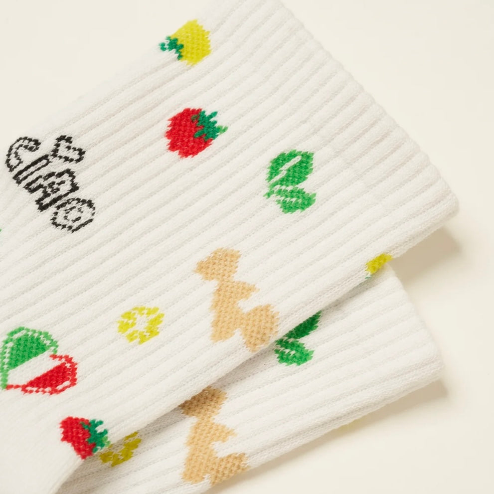 Italian Summer Pilates Grip Sock