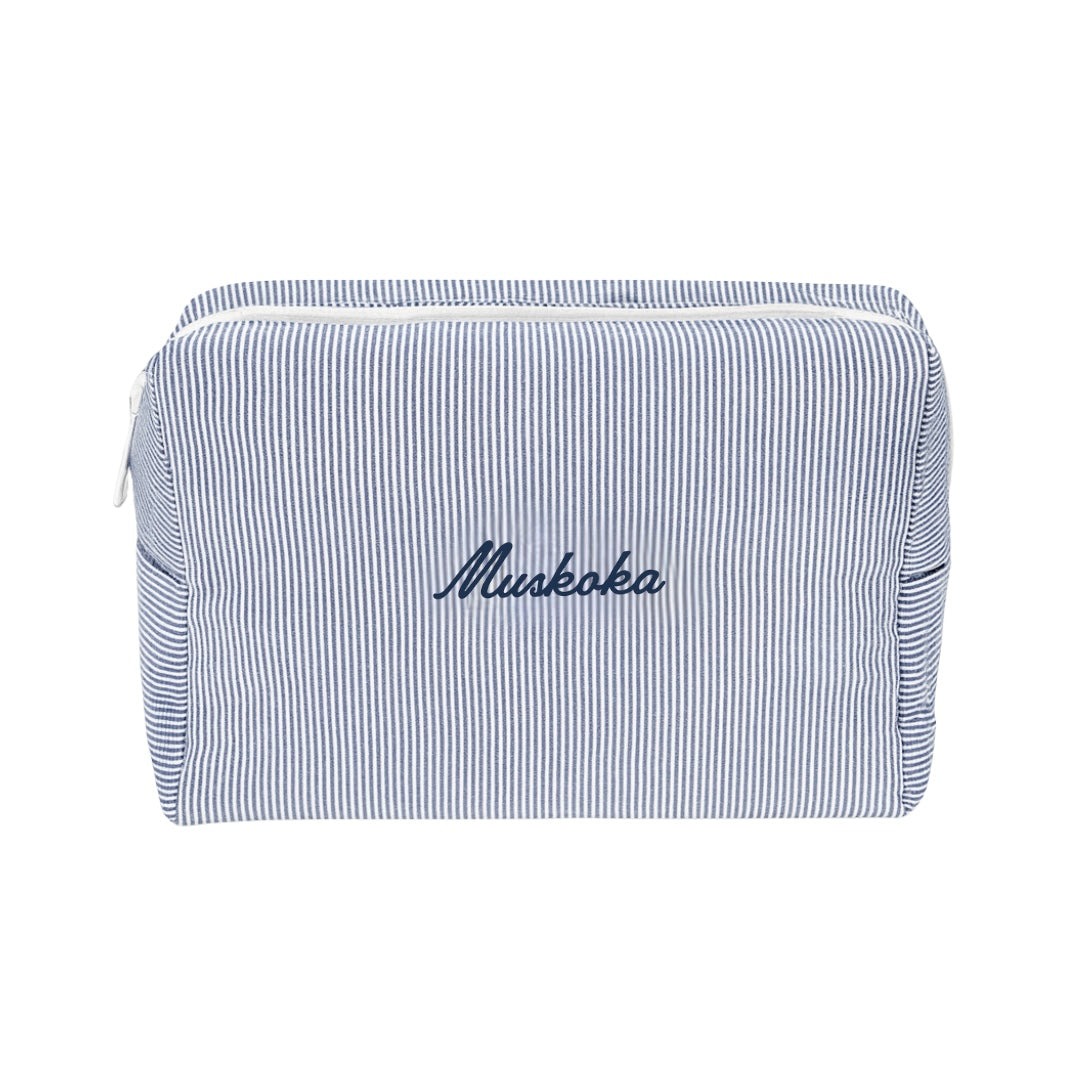 Muskoka Makeup Bag - Script