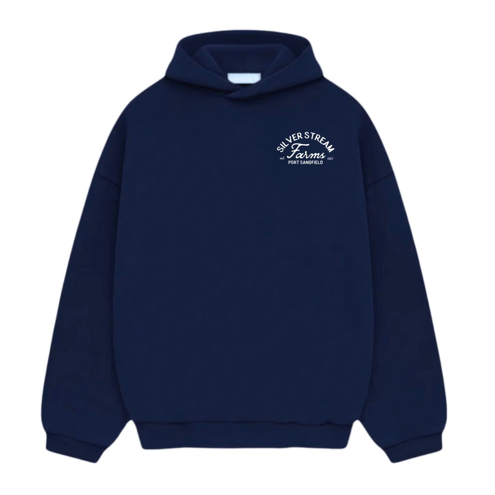 Graphic Hoodie - Silver Stream Farms Building