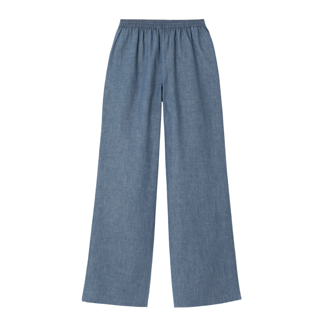 Daily Pant - Denim Chambray