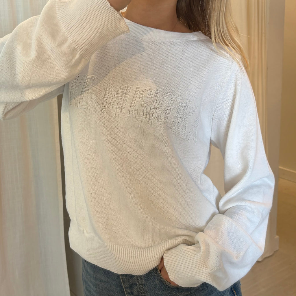 Embossed Knit Sweater
