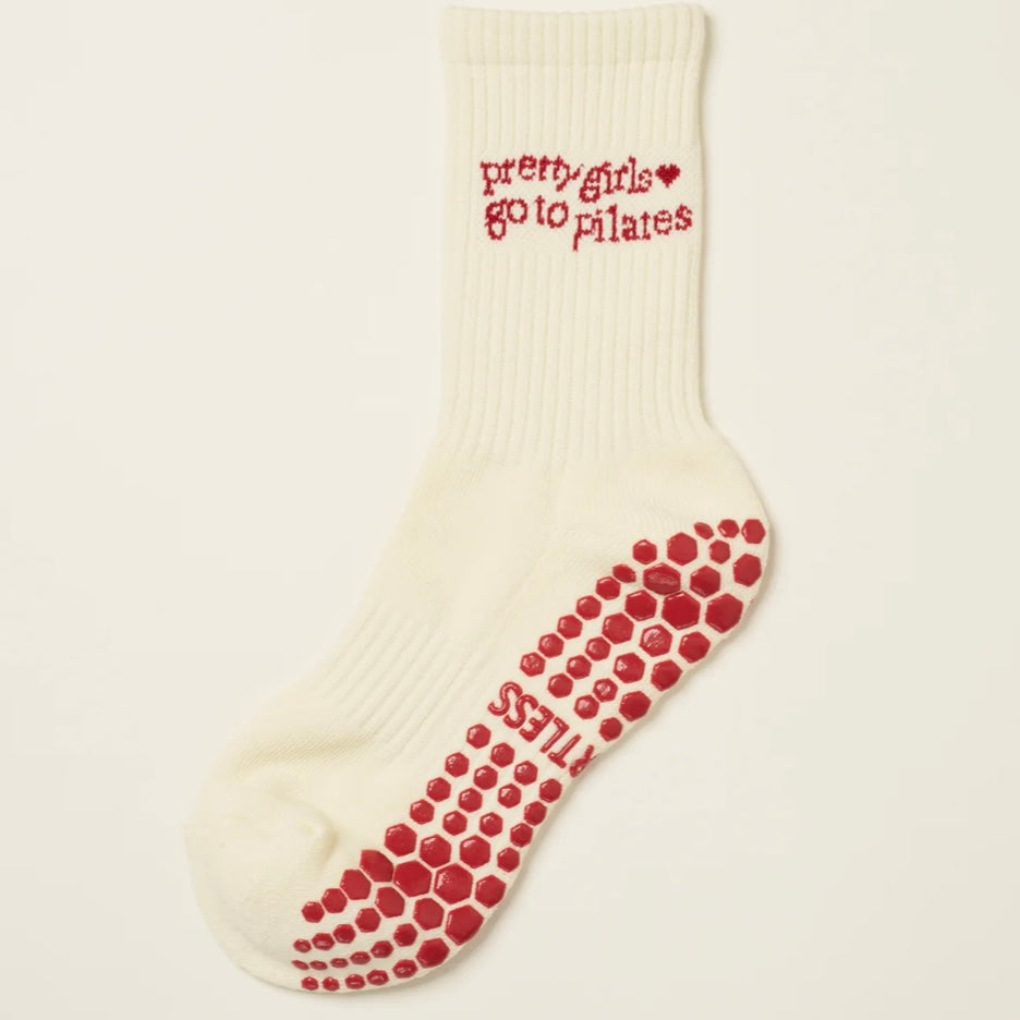Pretty Girls Pilates Grip Sock
