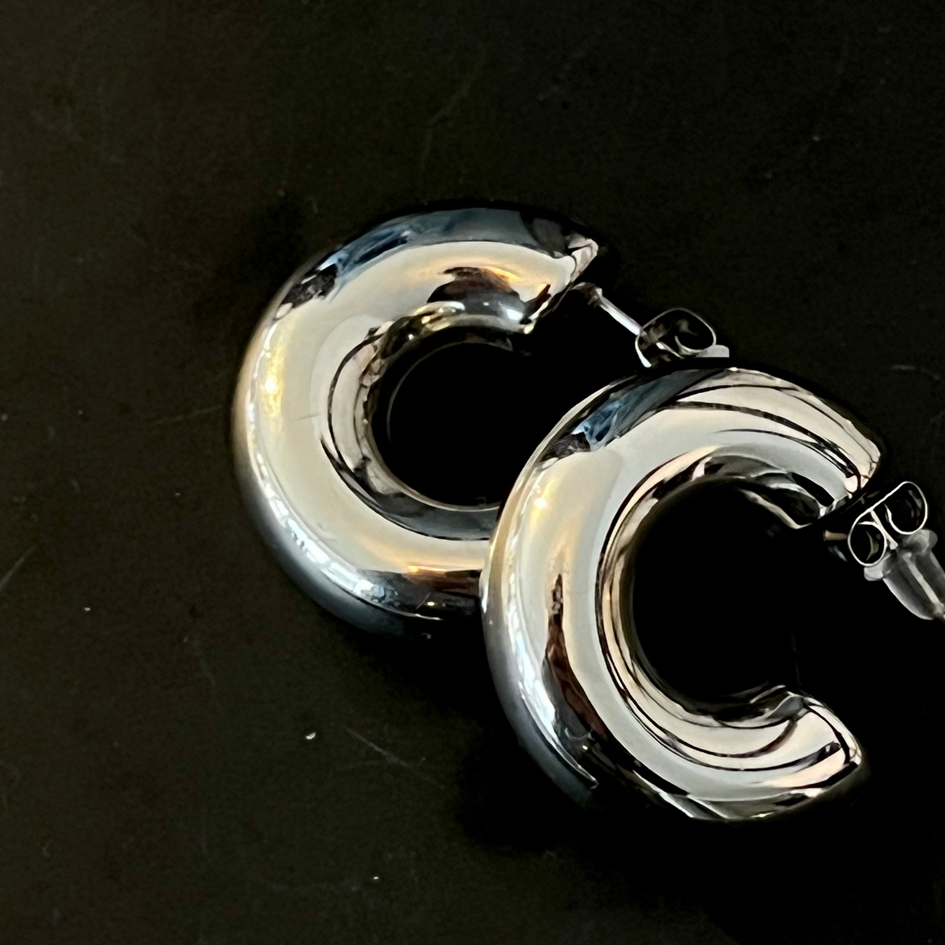 Chunky C Hoops
