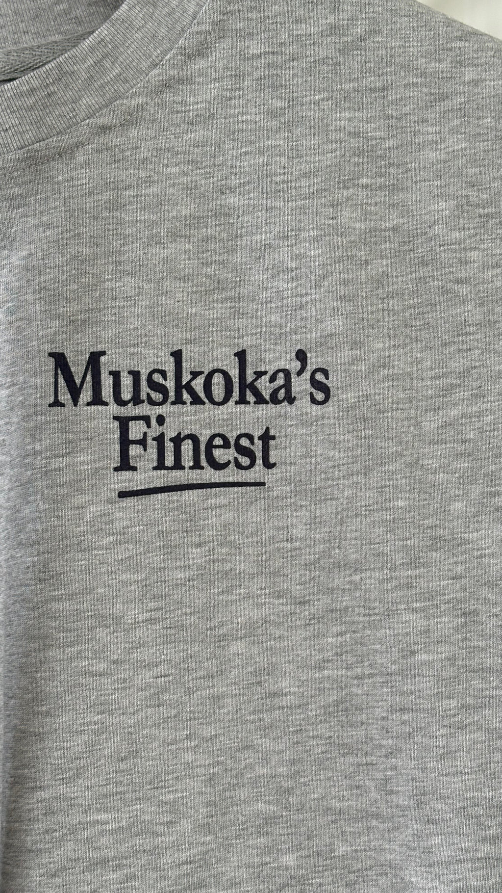 Muskoka's Finest T-Shirt - Grey