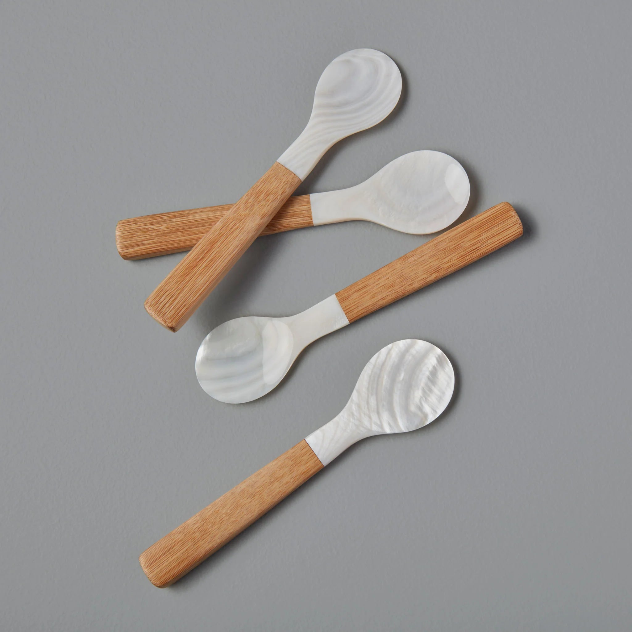 Seashell and Bamboo Spoons
