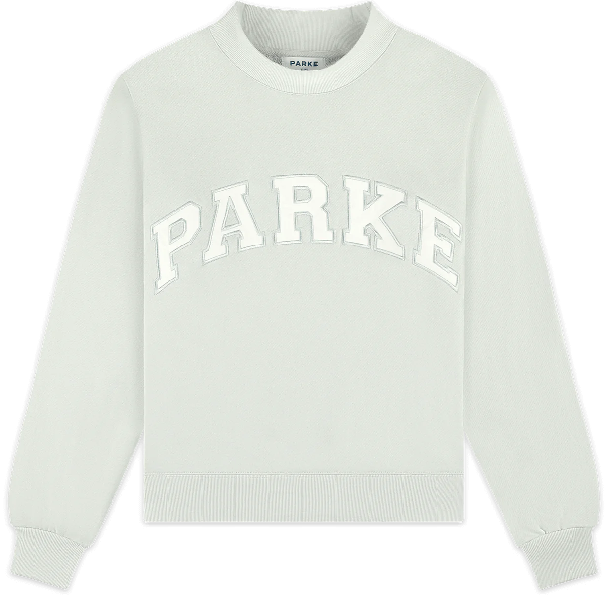 Bridal Varsity Mockneck - Something Blue/Cream