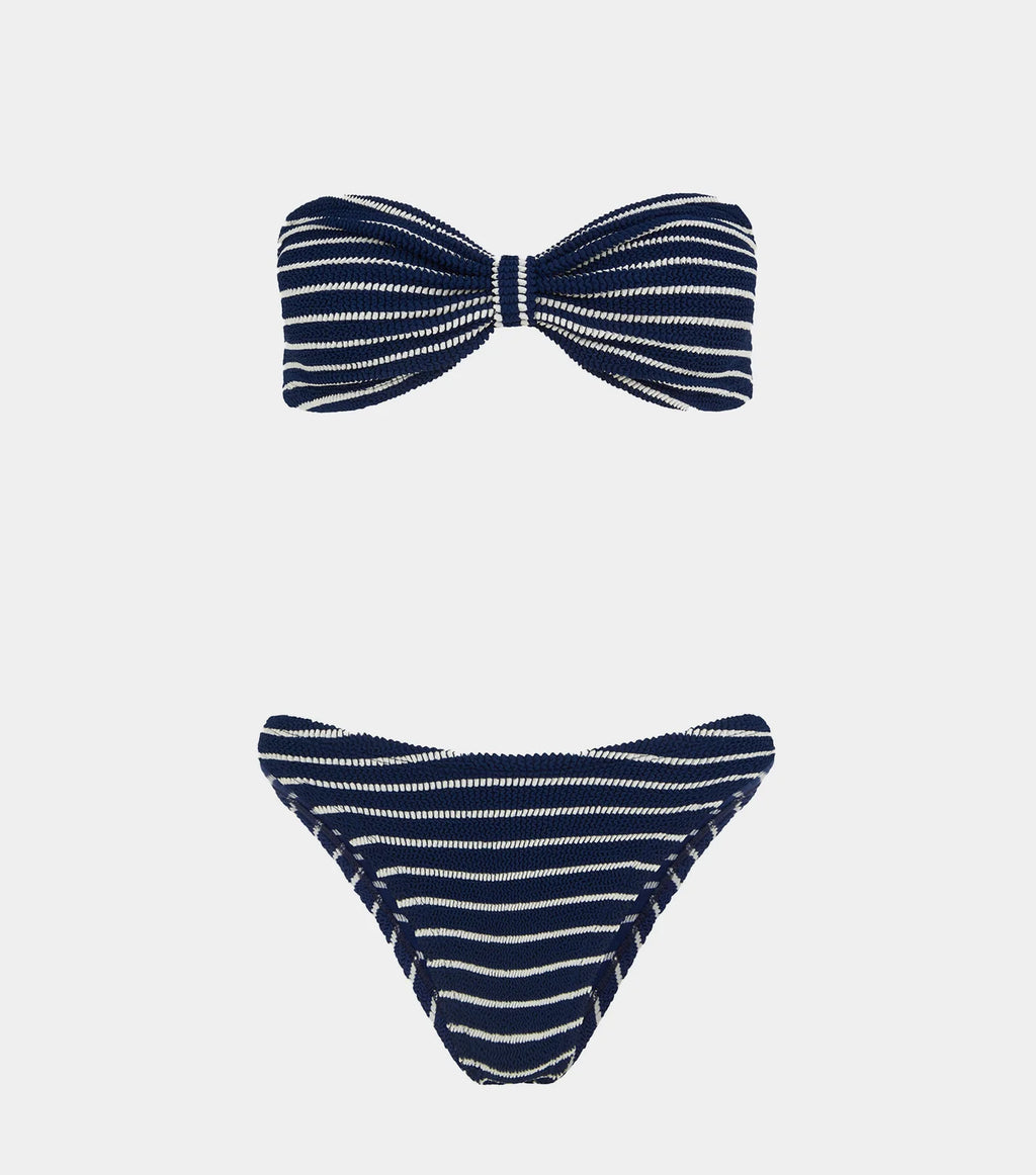 Jean Bikini - Navy/White