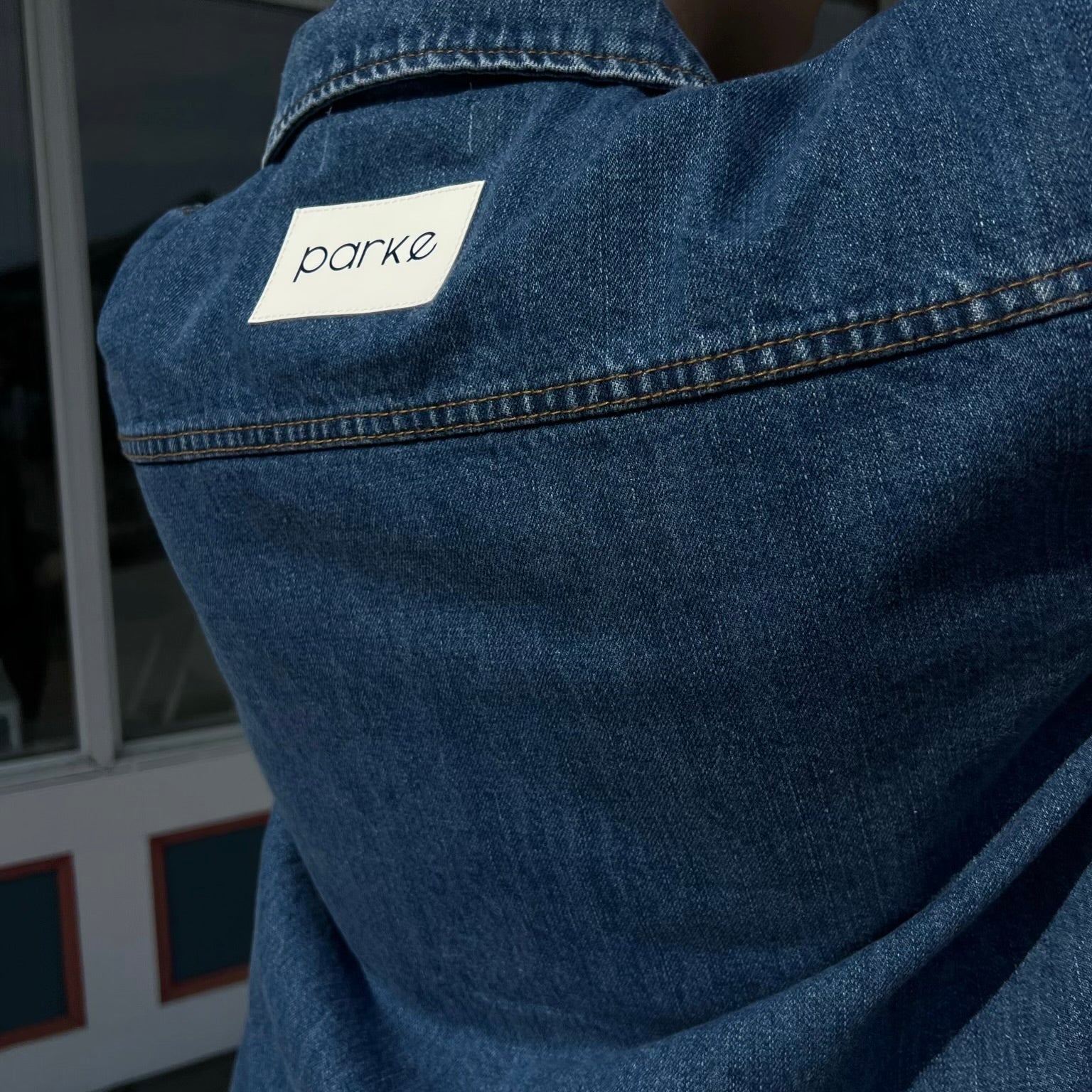 PARKE | Short Sleeve Denim Shirt