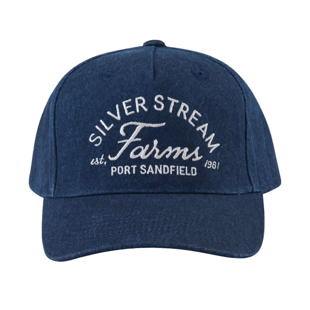 Trucker Hat - Silver Stream Denim