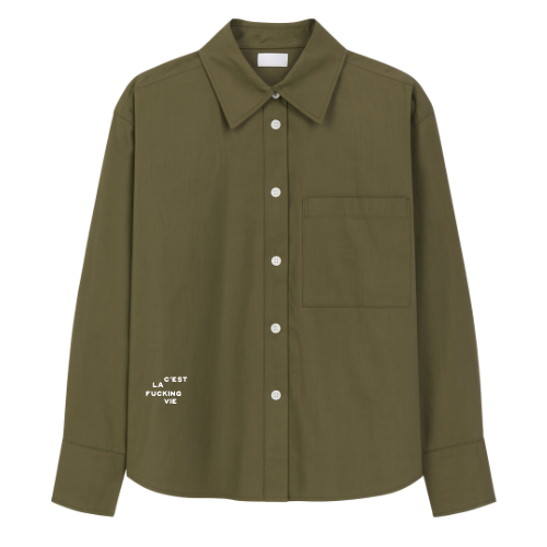 Daily Poplin Overshirt - Cie La Vie