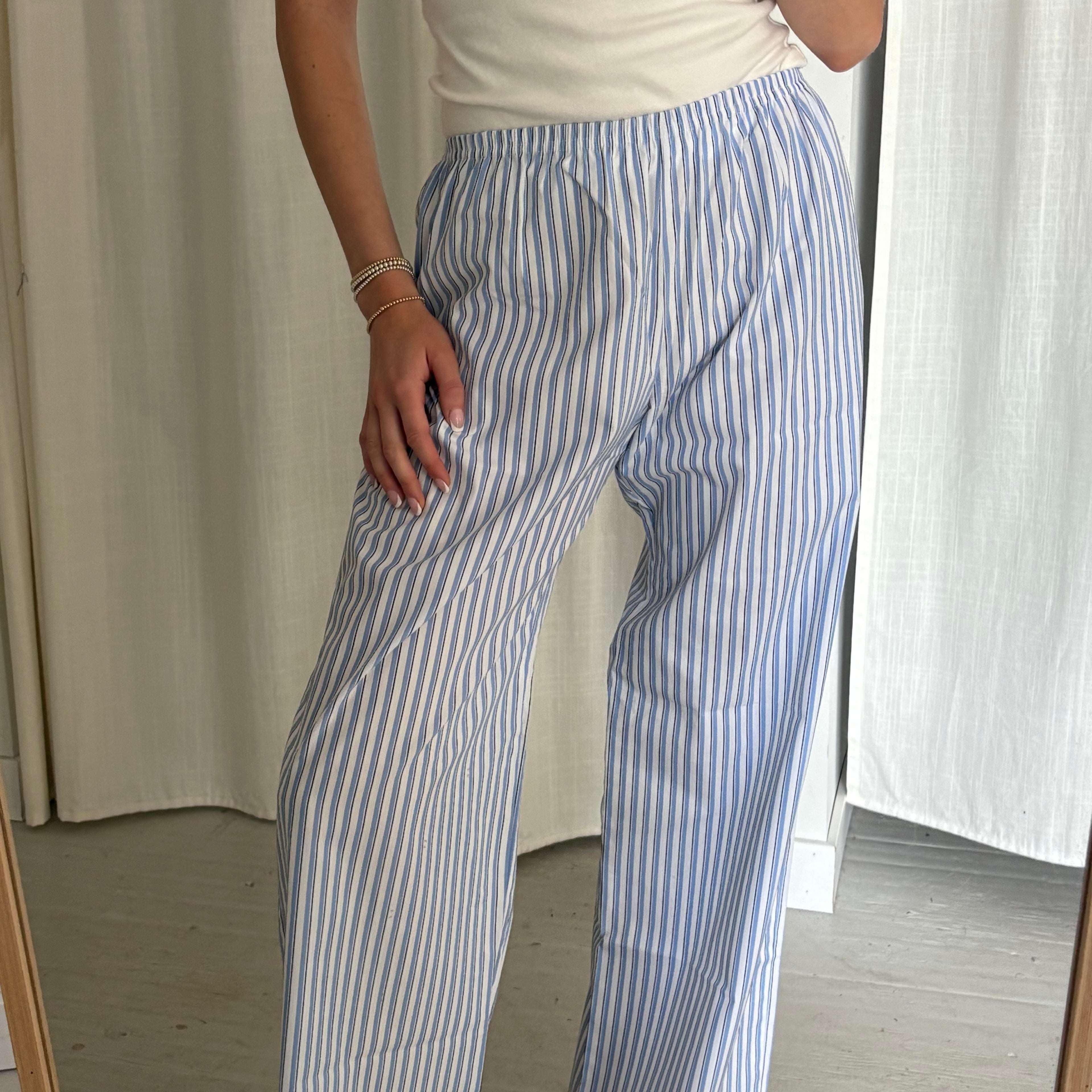 Daily Pant - Blue Stripe
