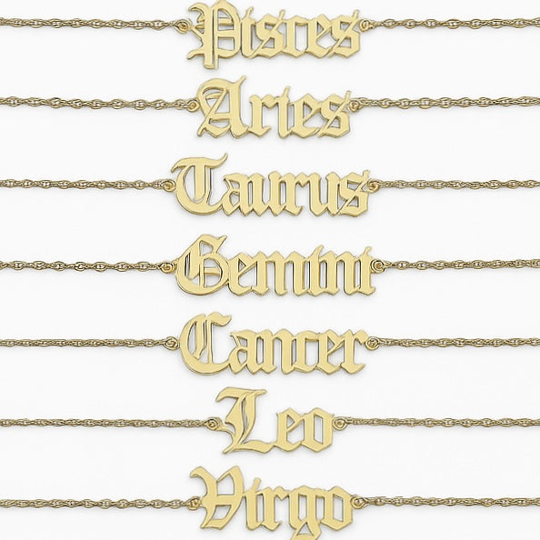 Zodiac Neckalce