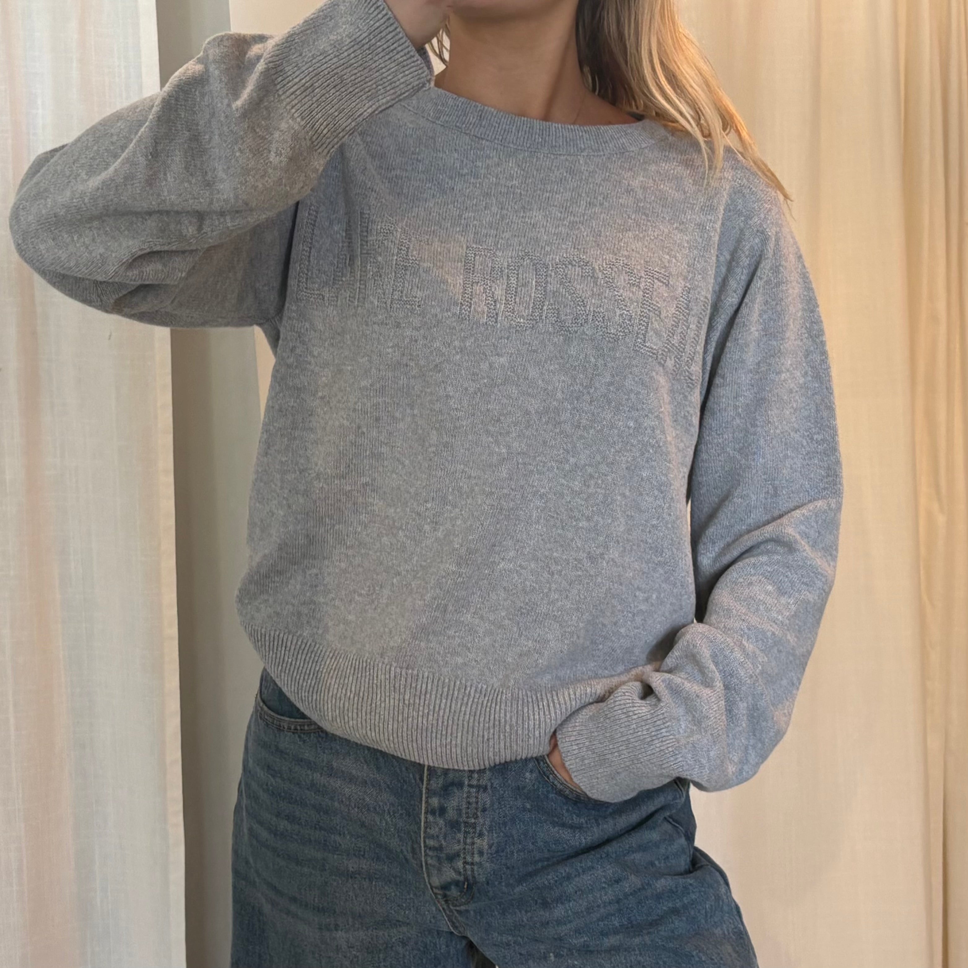 Embossed Knit Sweater