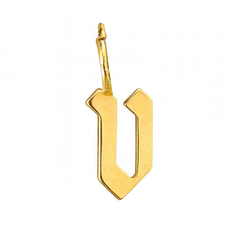 Gothic Letter Charm