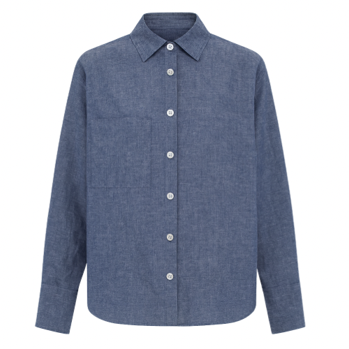 Daily Button Up - Denim Chambray