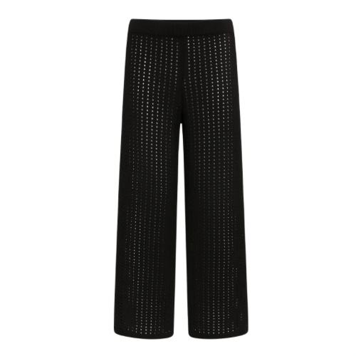 Crochet Pants - Black