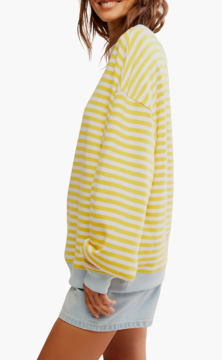 Classic Striped Crew - Dandelion Combo