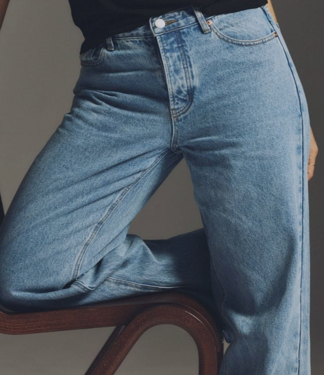 PARKE | Low Rise Baggy Jean - Vintage Wash