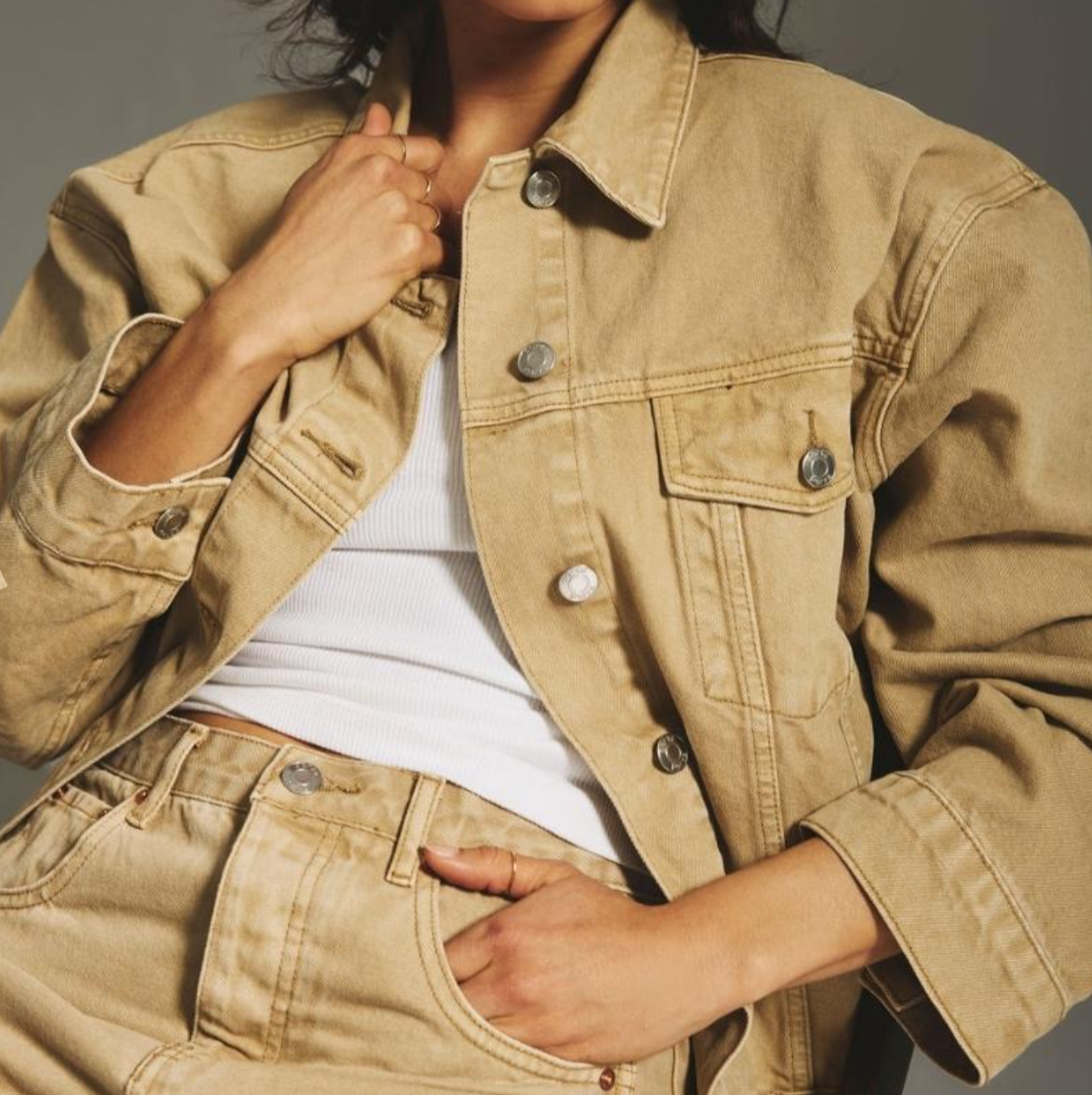 PARKE | Denim Jacket - Camel