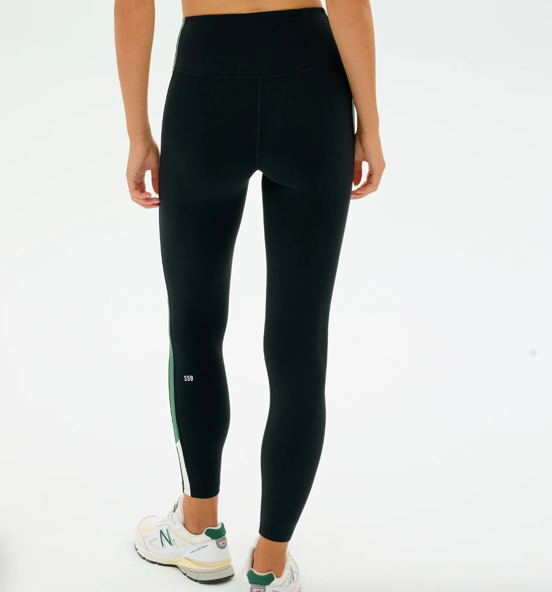 Layla Airweight High Waist 7/8 - Black/Arugula