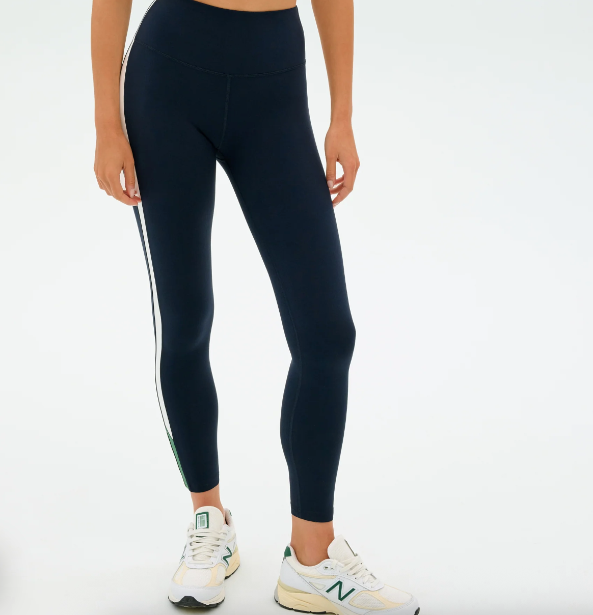 Layla Airweight High Waist 7/8 - Indigo/White