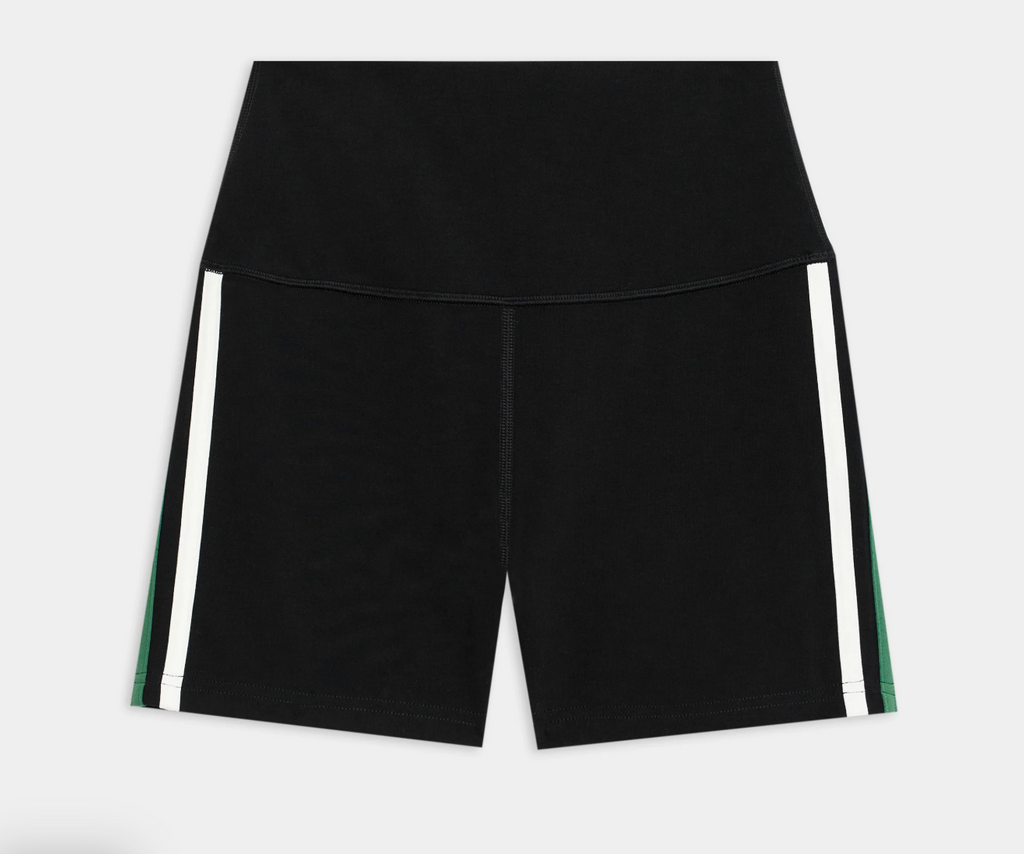 Ella Airweight High Waist Short 3.5" - Black/Arugula